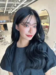 時短で可愛く❤️韓国風顔まわりカット＋フルカラー＋1stepTR 【新宿】