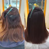 カット+カラー+縮毛矯正+最高級フローディアトリートメント