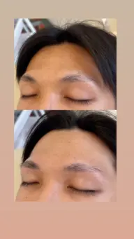 【再来】練習モデル様🚹美眉ワックス➕眉カット➕間引き(メンズ様)✨