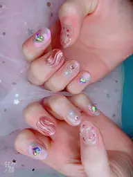 【OPEN記念】(オフ無料)アート付けシンプル  ストーン　パーツ10個付き  ケア込み、持ち込みデザインok