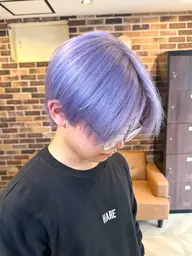 メンズ限定【ミニモ学割】カット＋２ブリーチ＋カラー