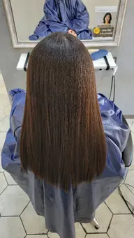 縮毛矯正×カット×トリートメント✨（セルフブロー）