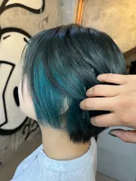 【メンズカット、ダブルカラー、トリートメント✂️🖌💜】高保湿トリートメントでダメージケア🙌🙌