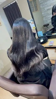 【韓国風】馴染ませカット無理+シールエクステ70枚