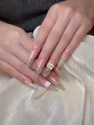 【ジェルオフ無料】グラデーション/💖ラメグラ