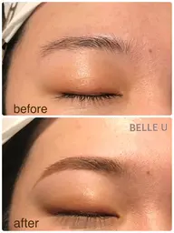 美眉⭐️アイブロウスタイリング➕メイク仕上げ💛 自眉を活かして要らない産毛をWAXで処理します【ミニモ学割】U24