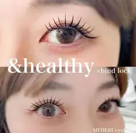 【LED＋バインドロック/Wフラット60束】✖️&𝐡𝐞𝐚𝐥𝐭𝐡𝐲(パーマ) 持ち2ヶ月