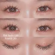 👀🫧小顔効果🫧下まつげ🫧👀1本