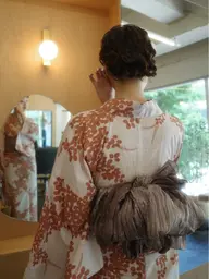 ️花火大会に🎐/ 浴衣着付け＋ゆるふわかわいいヘアセット