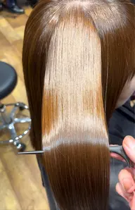 クオライン縮毛矯正+超音波TOKIOトリートメント