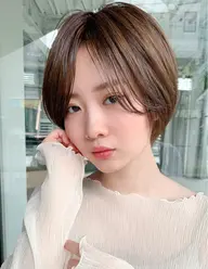 丸みショート/くびれショート/マッシュショート/