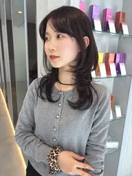 ♻️再来様｜小顔レイヤーカット＋カラー