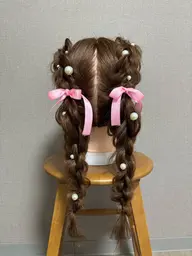 ミニモ限定🫧ヘアセット🎀推し活ヘア🧸