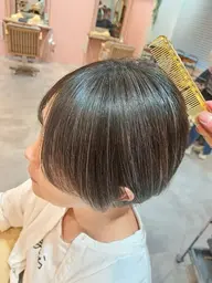 白髪ぼかしハイライト+カット+水素トリートメント