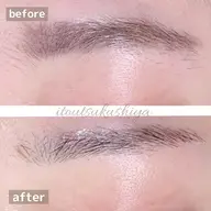 眉毛デザイン/糸脱毛(眉周り)初回の方のみ特別体験🧵サロンメニューではお顔全体しかしておりません。