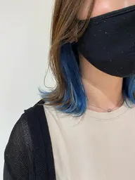 カット&インナーカラー&全体カラー💎さりげなくポイントカラーで気分転換🫧