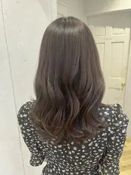 ⭕️人気No.1メニュー🌿【カット】+【韓国風🇰🇷艶カラー✨】+【ケアウォータートリートメント】