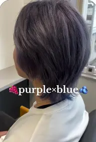 【17%オフ🉐個性感抜群メンズ限定メニュー⚡️】🧪デザインカラー➕360度決まるカット🌏【ブリーチ込み】