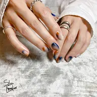 時短！🌟【オフ込】🟠5色で完全おまかせ／ニュアンスネイル🌿　※オフ無しの場合メッセージ下さい