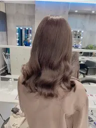 【🎀本日17時​〜​限定クーポン🎀】🫧カット+透明感カラー+高保湿トリートメント🫧(オリーブ/ボルドー/韓国)