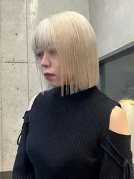 🍒【ご新規様】🍒　カット+ケアブリーチ+カラー+トリートメント