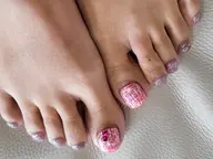 👣フットネイル4本アート🎨👣