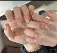 マグネットネイルデザイン　(2本　アート　、リボン、シル、。。。)