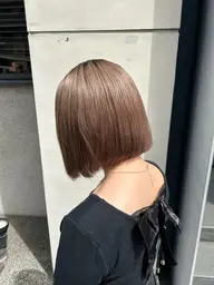 似合わせカット＋ブリーチなしダブルカラー