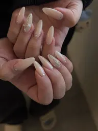 【ジェルチップ】長さだし10本 simple