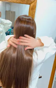 髪質改善酸性ストレート➕カット➕カラー➕トリートメント　（現金払いのみ💸）