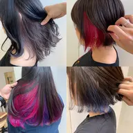 ♦️インナーだけブリーチ➕インナーだけカラー➕3stepグロストリートメント♦️