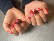 ツィードフレンチ💅おリボン🎀&パール🦪パーツ🤩