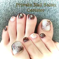 【フットネイル】デザイン2本 オフなし 色変更無料