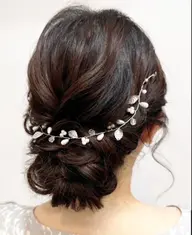 【練習モデル】【3ステップトリートメント付き】ヘアセットシニヨン