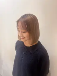 🍑カット+ツヤ縮毛矯正+『超音波』髪質改善トリートメント🍑