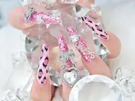 当店爆人気!!持ち込みデザイン10本長さだし☆アート・パーツ・つけ放題・乗せ放題　￥22000→￥15000