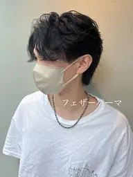 カット＋毛流れパーマ‪🌀