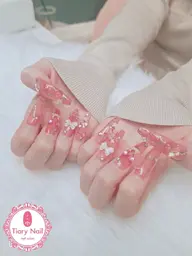 オフ込【ハンド】長さだし+持ち込みデザイン💅︎🤍