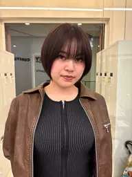 ブリーチなしワンカラー🌟&髪質改善トリートメント🌙(酸熱トリートメント)