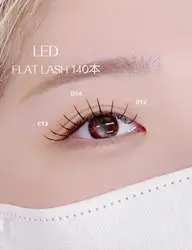 【3月限定!】🩶LEDフラットラッシュ100本🩶(オフ込)🐰保湿コーティング付き🐰✨ミニモ限定価格✨