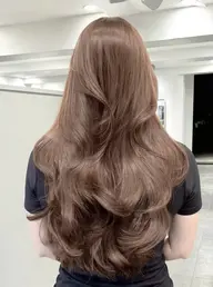 韓国風カット+地毛風縮毛矯正