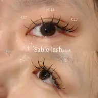 1名限定🌟【マツエク練習モデル】セーブルラッシュ80​〜​120本　9:30​〜​