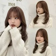 🫧🌟透明感艶カラー＋似合わせカット+ケアトリートメント🌟🫧