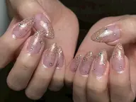 【Hand】◎オフ/ケア込み ラメグラデーション