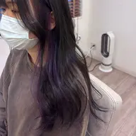 【ワンポイトでさりげなく🎀🫧⠀】イヤリングカラー(ブリーチ込み)＋トリートメント