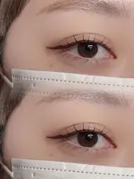 束感まつげパーマ＋眉毛スタイリング 🐰🎀