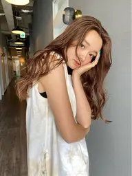 【平日限定】小顔カット+肌映えカラー+美補修トリートメント