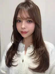 【再来】🤍似合わせカット+地毛風ストレート+ケアトリートメント🤍20000