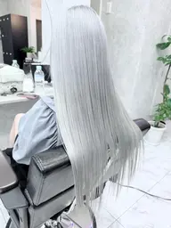 🌫🟦髪質改善・トリプルカラー🟦🌫前処理・中間処理・ケア剤込み✨