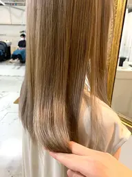 【⭐️アフターカラー⭐️ 前回ブリーチした方対象になります】ヘアカラー＋1STEPトリートメント